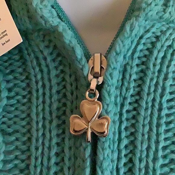 Aran Crafts 100% Merino Wool Made in Ireland knit sweater NWT - Picture 3 of 11